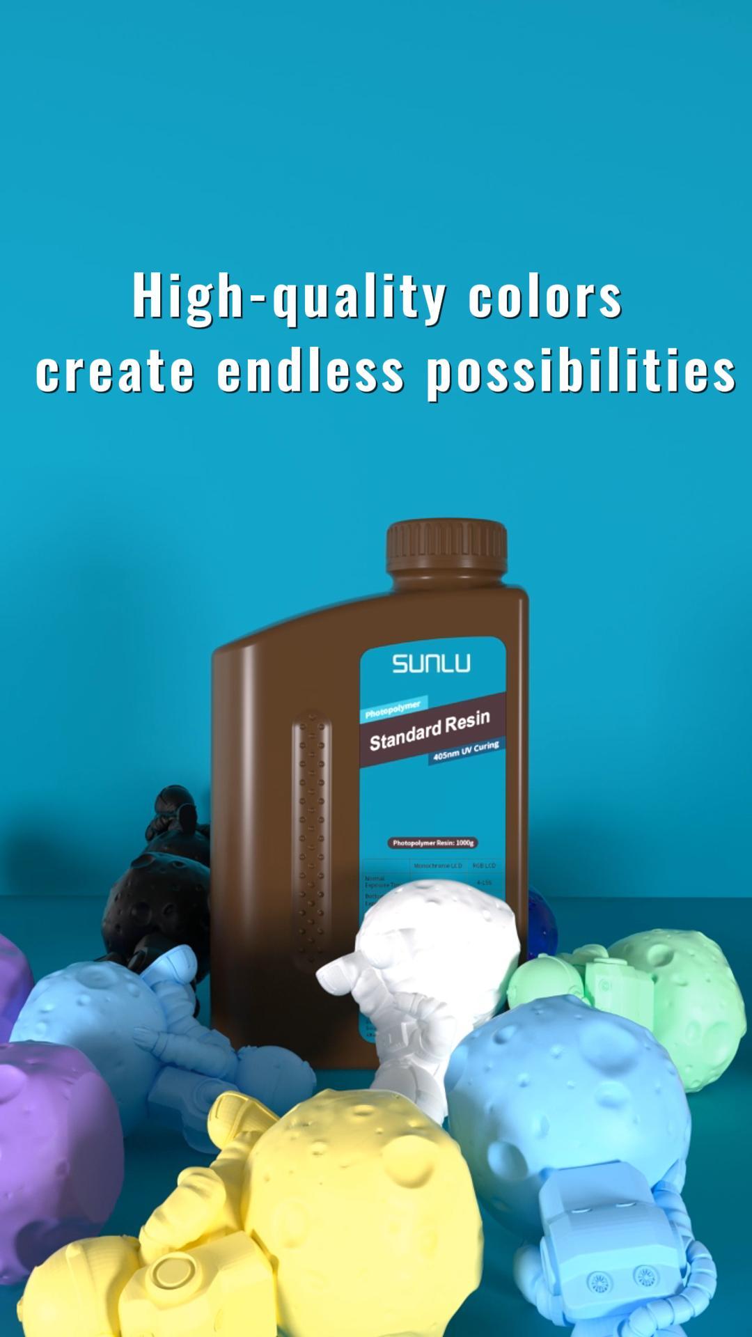 Amazon.com: SUNLU 3D Printer Resin, 1kg Fast Curing Standard 3D